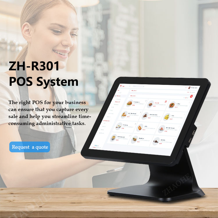 POS-Terminal mit Metallbasis