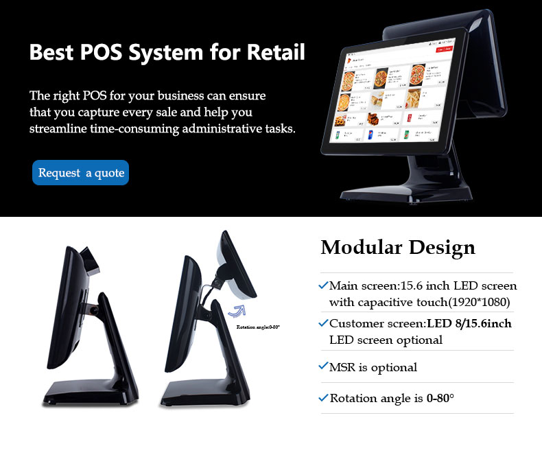 Modular aufgebaute POS-Hardware