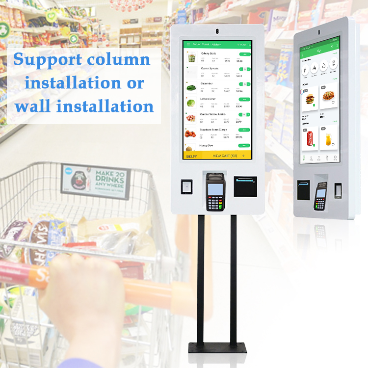 Touchscreen-Bestell- und Self-Checkout-Automat