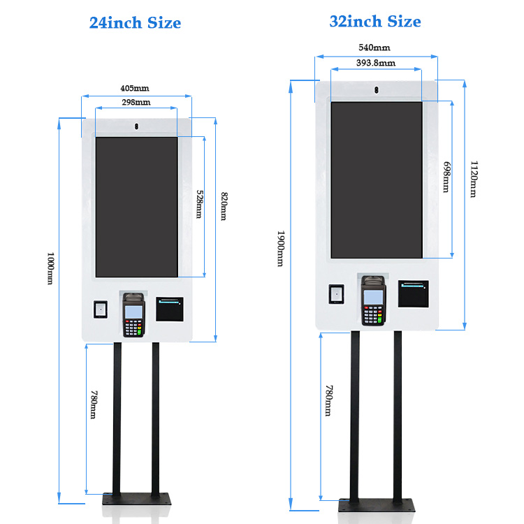 Fahrkartenautomat mit Touchscreen